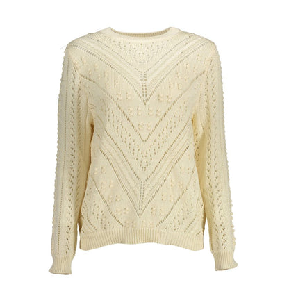 Sweater by Kocca for women in polyester white showcases an masterful silhouette, artfully detailed with a masterful crew neckline and for a sophisticated, premium finish.