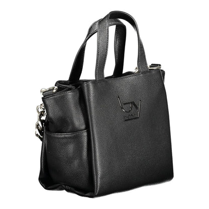 Shopper Handbag by BYBLOS for women in faux pebbled leather black features a exquisite silhouette, showcasing a secure and exquisite external-pockets & internal-pockets with versatile shoulder-strap, adjustable-strap & handle for a exquisite finish.