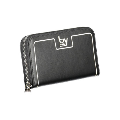 Cardholder Wallet by BYBLOS for women in polyethylene faux leather black presents a refined silhouette, artfully capturing the essence of the Polyethylene Faux Leather Cardholder Wallet design with sophisticated card-organization coin-purse for a refined look.