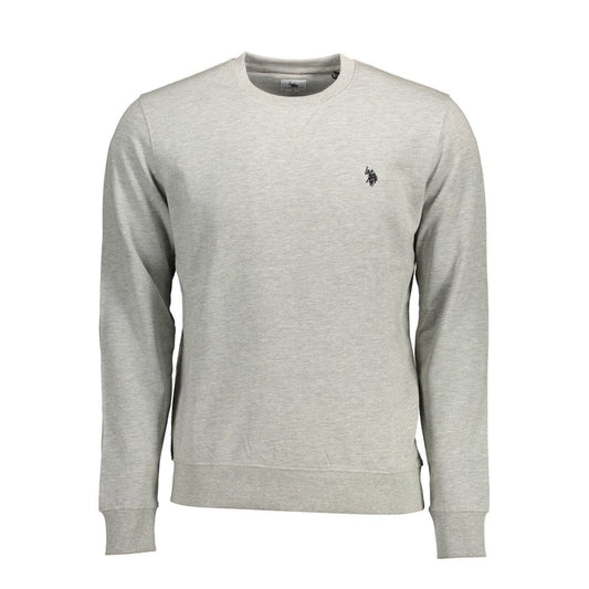 Sweatshirt Sweater by U.S. POLO ASSN. for men in cotton gray showcases an masterful silhouette, artfully detailed with a masterful round neckline and for a sophisticated, premium finish.