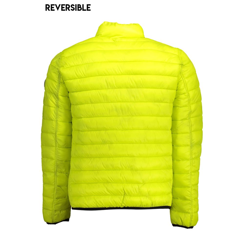 Jacket by U.S. POLO ASSN. for men in nylon yellow presents a impeccable silhouette, showcasing distinct pockets and a impeccable for a sophisticated finish.