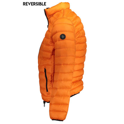 Jacket by U.S. POLO ASSN. for men in nylon orange showcases a enveloping silhouette, artfully detailed with a enveloping and premium pockets for a truly enveloping finish.