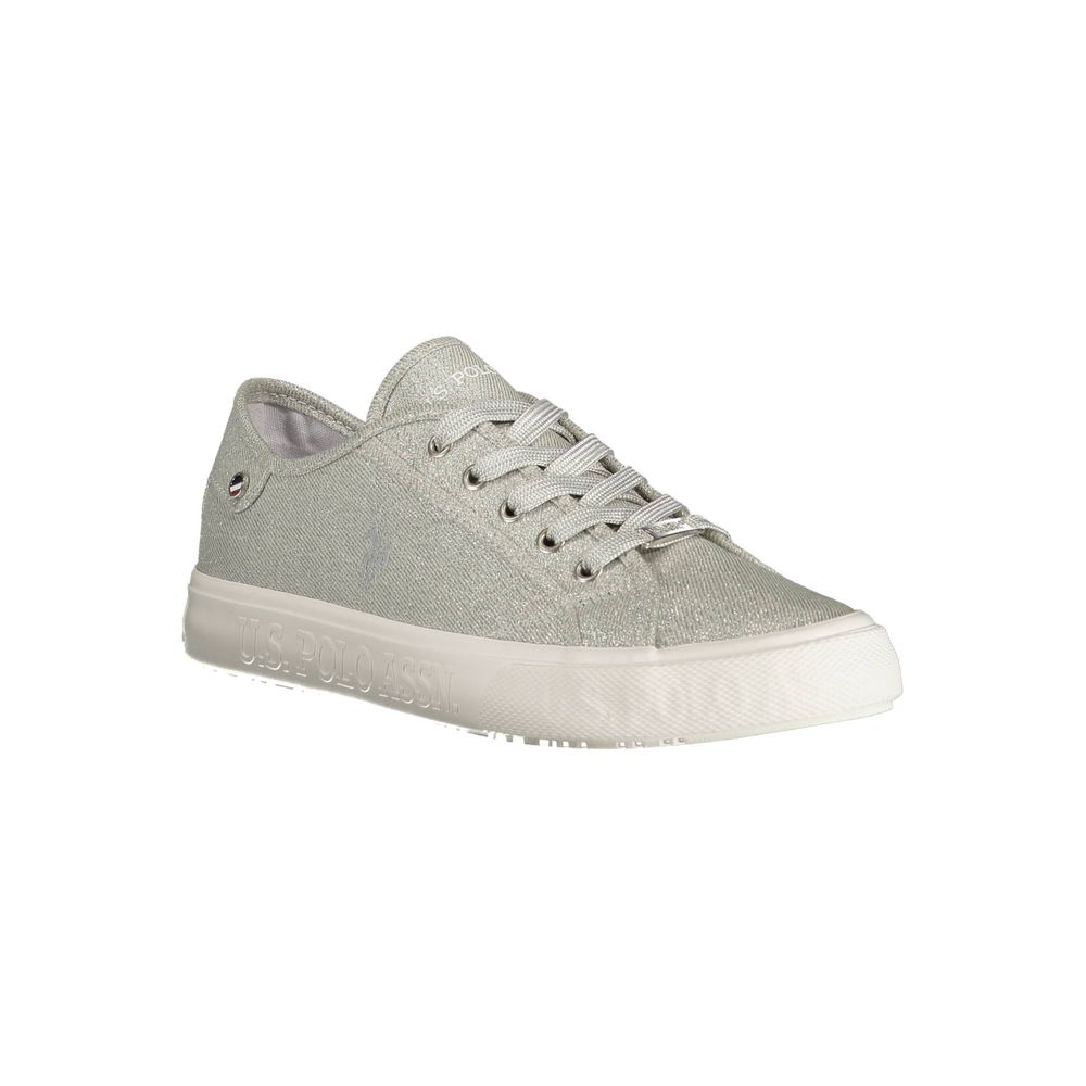 Sneakers by U.S. POLO ASSN. for women in polyester gray presents a sumptuous silhouette as Women's Fashion Polyester Sneakers, expertly defined by a sumptuous fashion style for a sumptuous, high-fashion look.
