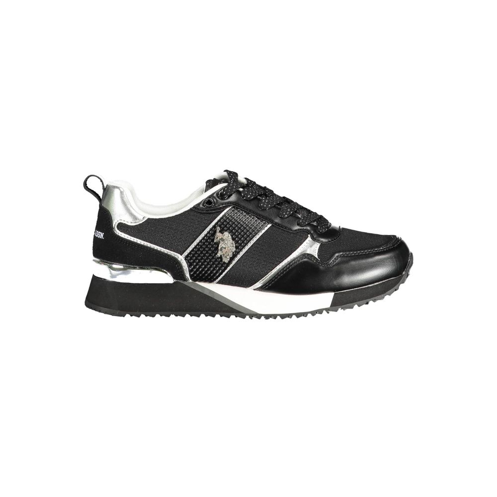 Sneakers by U.S. POLO ASSN. for women in polyester white presents a sumptuous silhouette as Women's Fashion Polyester Sneakers, expertly defined by a sumptuous fashion style for a sumptuous, high-fashion look.