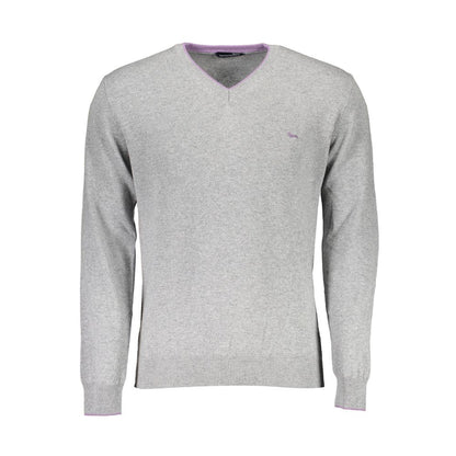 Sweater by Harmont & Blaine for men in wool gray showcases a sumptuous silhouette, artfully finished with a sumptuous and for a sophisticated, sumptuous look.
