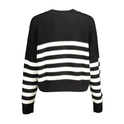 Desigual Women's Round Neck Cotton Sweater - Black