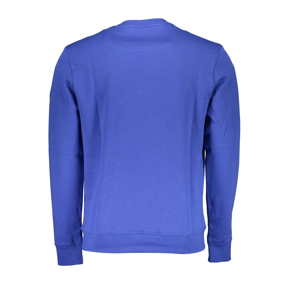 Sweatshirt Sweater by North Sails for men in cotton blue features an tactile silhouette, showcasing a sophisticated and tactile for a refined finish.