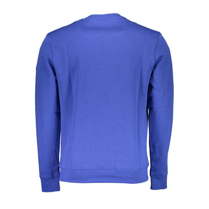 Sweatshirt Sweater by North Sails for men in cotton blue features an tactile silhouette, showcasing a sophisticated and tactile for a refined finish.