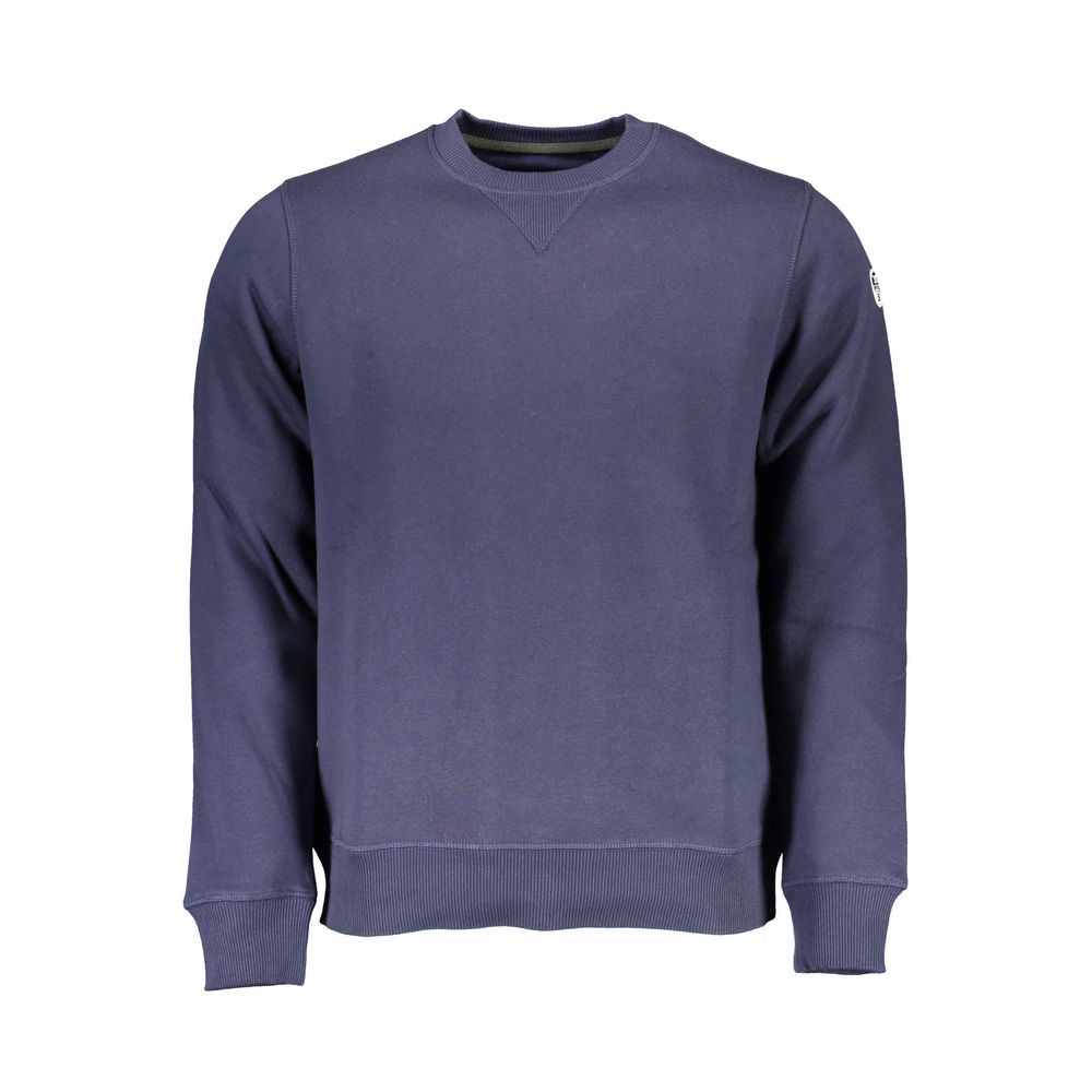 This Sweatshirt Sweater by North Sails for men in cotton blue presents a understated silhouette, featuring a sophisticated round neckline and for a understated finish.
