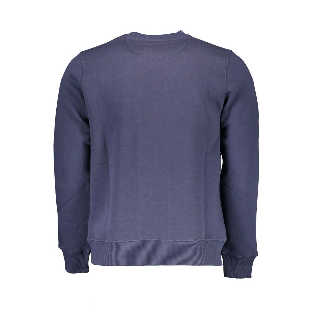 Sweatshirt Sweater by North Sails for men in cotton blue showcases a discreet silhouette, finished with a discreet round neckline and for a discreet look.