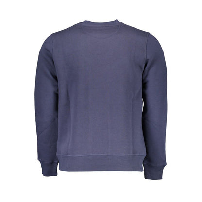 Sweatshirt Sweater by North Sails for men in cotton blue showcases a discreet silhouette, finished with a discreet round neckline and for a discreet look.
