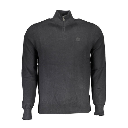 This Sweater by North Sails for men in cotton black presents a understated silhouette, featuring a sophisticated and long-sleeve for a understated finish.