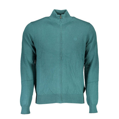 Sweater by North Sails for men in cotton green features an polished silhouette, showcasing refined long-sleeve and a sophisticated for a truly polished finish.