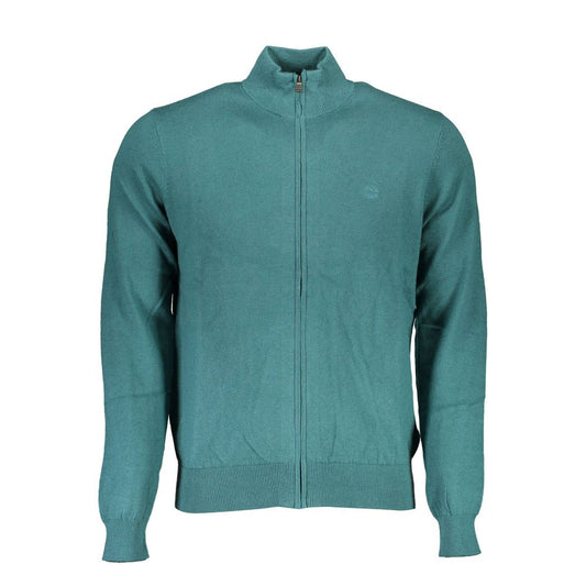 Sweater by North Sails for men in cotton green features an polished silhouette, showcasing refined long-sleeve and a sophisticated for a truly polished finish.