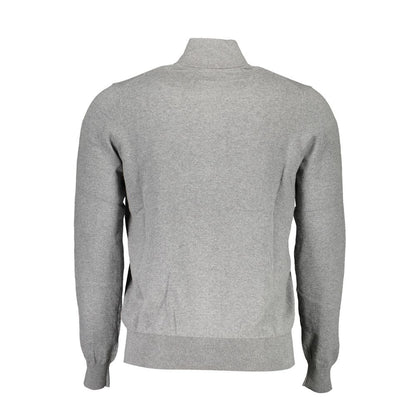Sweater by North Sails for men in cotton gray showcases a downtown chic silhouette, artfully finished with a downtown chic and for a sophisticated, high-end look.