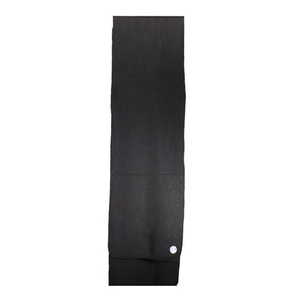 Scarf by North Sails for men in cotton black features a ethereal silhouette, artfully capturing the essence of the ethereal Cotton Scarf design for a sophisticated look.