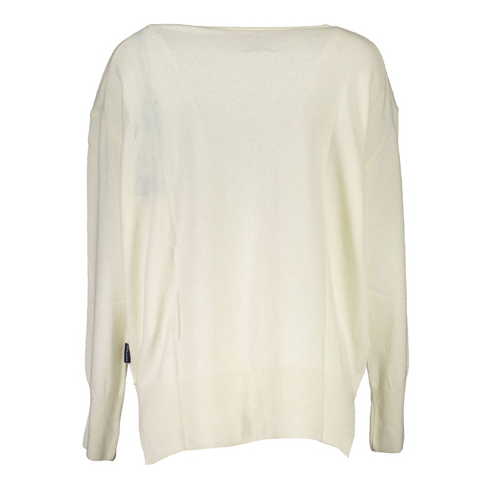 This Sweater by North Sails for women in polyamide wool white presents a understated silhouette, featuring a sophisticated and for a understated finish.