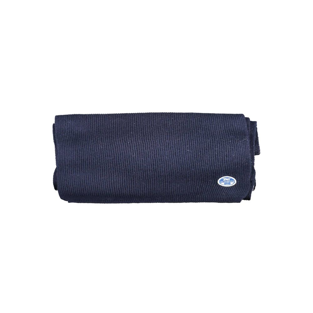 Scarf by North Sails for men in cotton blue presents a ethereal silhouette, artfully capturing the sophisticated design and premium aesthetic of the Cotton Scarf.