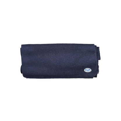 Scarf by North Sails for men in cotton blue presents a ethereal silhouette, artfully capturing the sophisticated design and premium aesthetic of the Cotton Scarf.