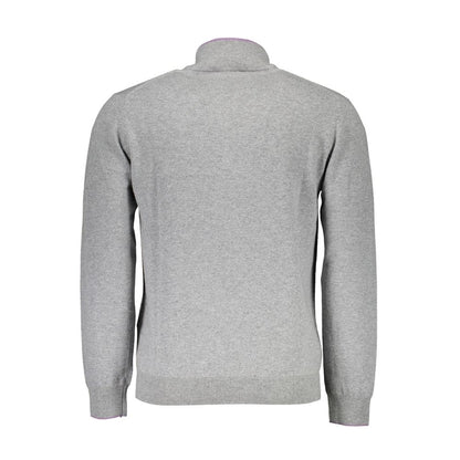 Sweater by Harmont & Blaine for men in wool gray showcases a sumptuous silhouette, artfully finished with a sumptuous and for a sophisticated, sumptuous look.