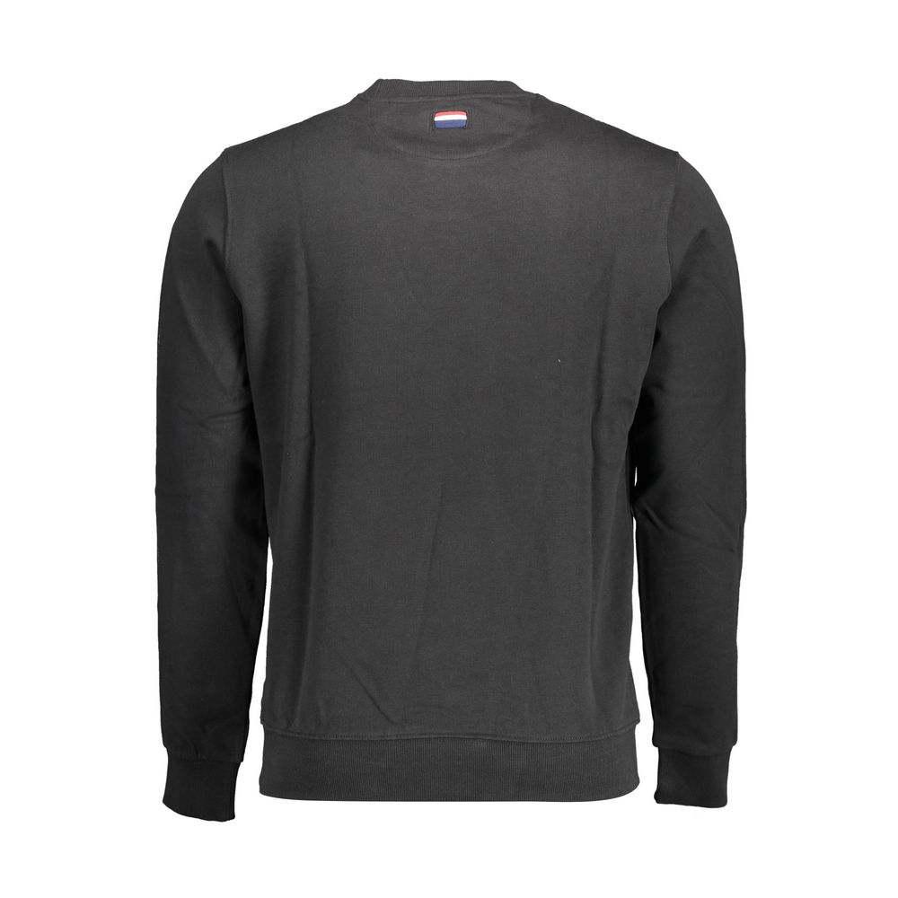 Sweatshirt Sweater by U.S. POLO ASSN. for men in cotton black showcases an masterful silhouette, artfully detailed with a masterful and for a sophisticated, premium finish.