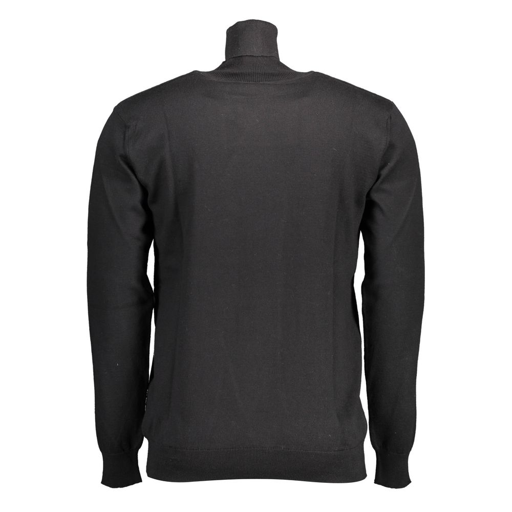 Sweater by U.S. POLO ASSN. for men in cotton black features an polished silhouette, showcasing refined and a sophisticated for a truly polished finish.