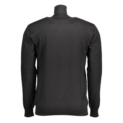Sweater by U.S. POLO ASSN. for men in cotton black features an polished silhouette, showcasing refined and a sophisticated for a truly polished finish.