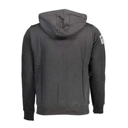 Sweatshirt Sweater by U.S. POLO ASSN. for men in cotton black showcases an masterful silhouette, artfully detailed with a masterful and for a sophisticated, premium finish.