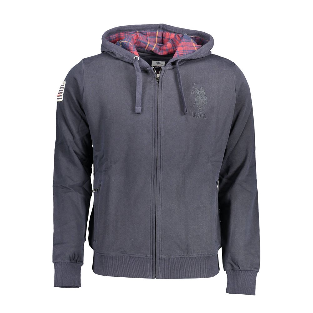 This Sweatshirt Sweater by U.S. POLO ASSN. for men in cotton blue presents a understated silhouette, featuring a sophisticated and for a understated finish.