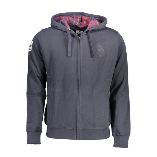 This Sweatshirt Sweater by U.S. POLO ASSN. for men in cotton blue presents a understated silhouette, featuring a sophisticated and for a understated finish.