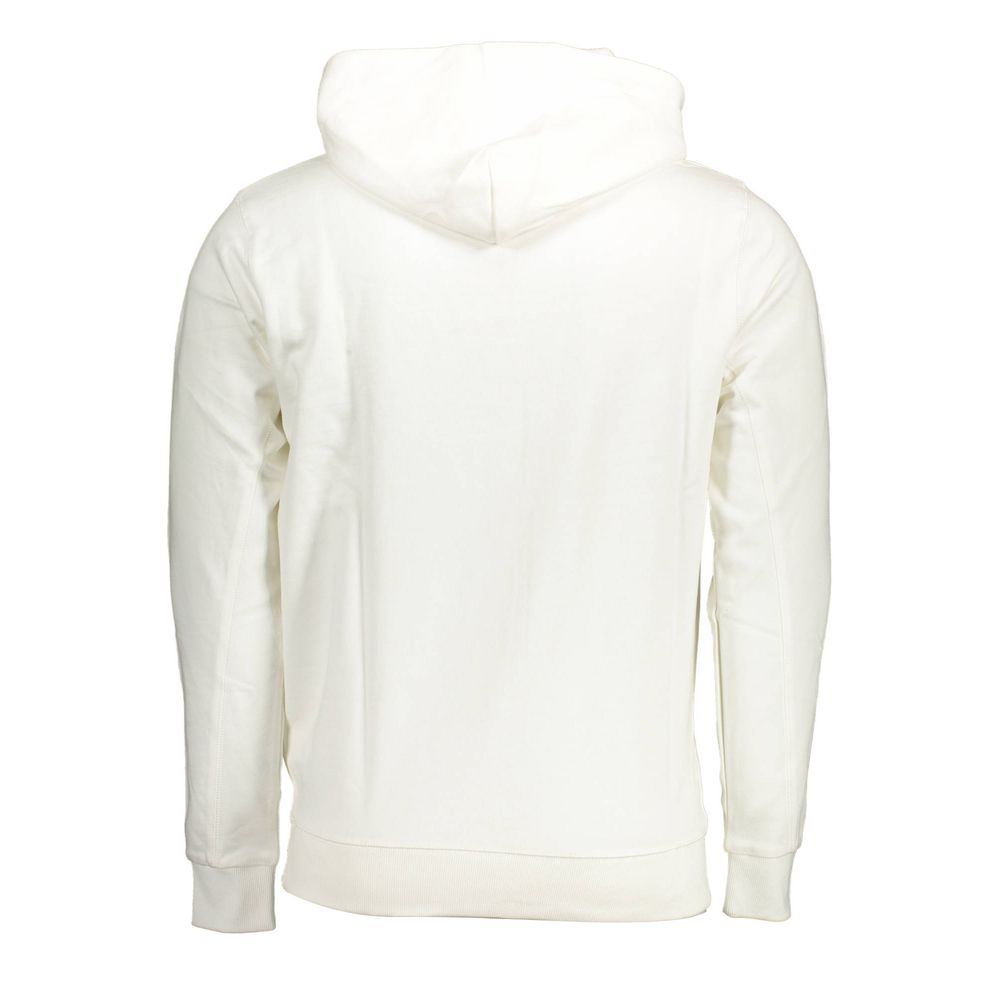 Hooded Sweatshirt Sweater by U.S. POLO ASSN. for men in cotton white showcases a discreet silhouette, finished with a discreet hooded neckline and for a discreet look.
