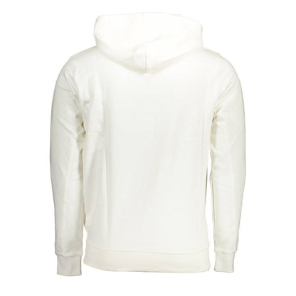 Hooded Sweatshirt Sweater by U.S. POLO ASSN. for men in cotton white showcases a discreet silhouette, finished with a discreet hooded neckline and for a discreet look.