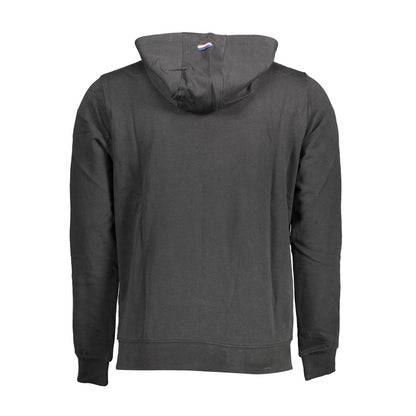 Hooded Sweatshirt Sweater by U.S. POLO ASSN. for men in cotton black showcases a downtown chic silhouette, artfully finished with a downtown chic hooded neckline and for a sophisticated, high-end look.