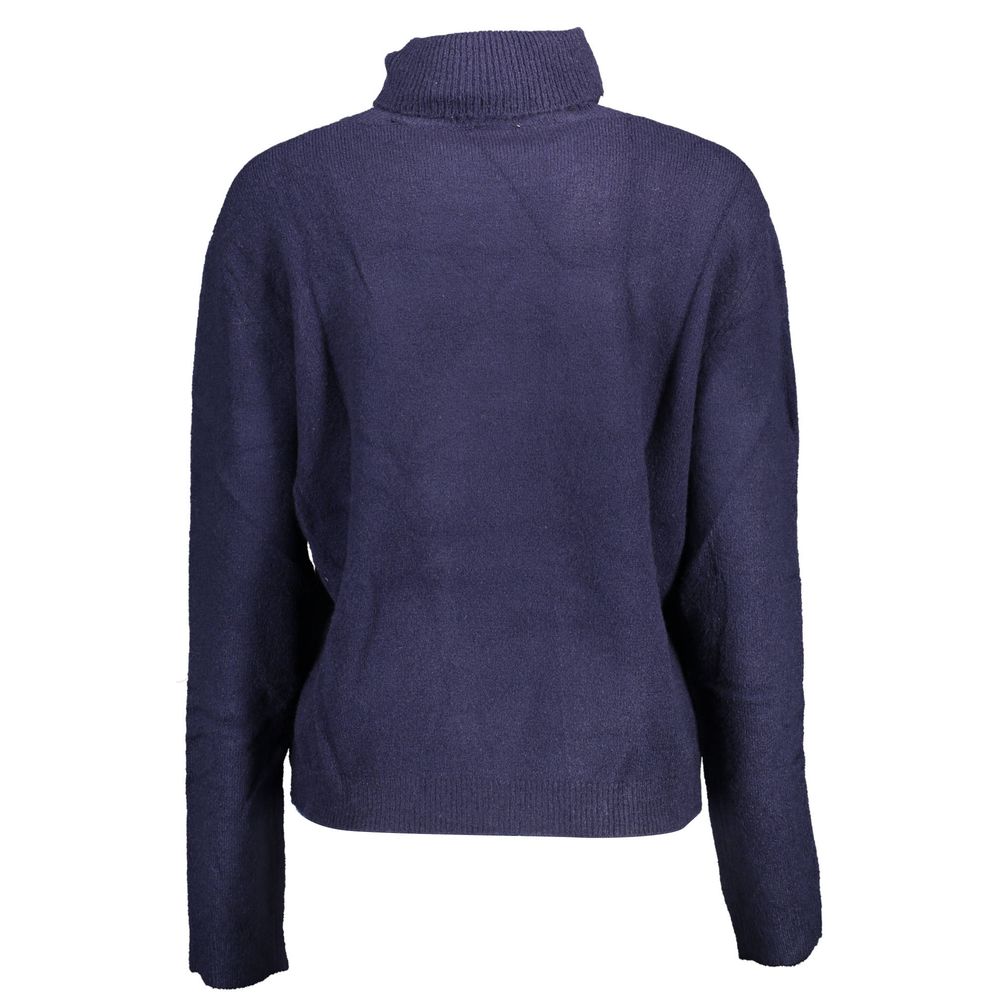 Sweater by U.S. POLO ASSN. for women in nylon blue showcases a sumptuous silhouette, artfully finished with a sumptuous and for a sophisticated, sumptuous look.