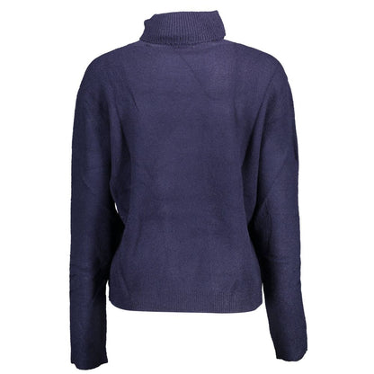Sweater by U.S. POLO ASSN. for women in nylon blue showcases a sumptuous silhouette, artfully finished with a sumptuous and for a sophisticated, sumptuous look.