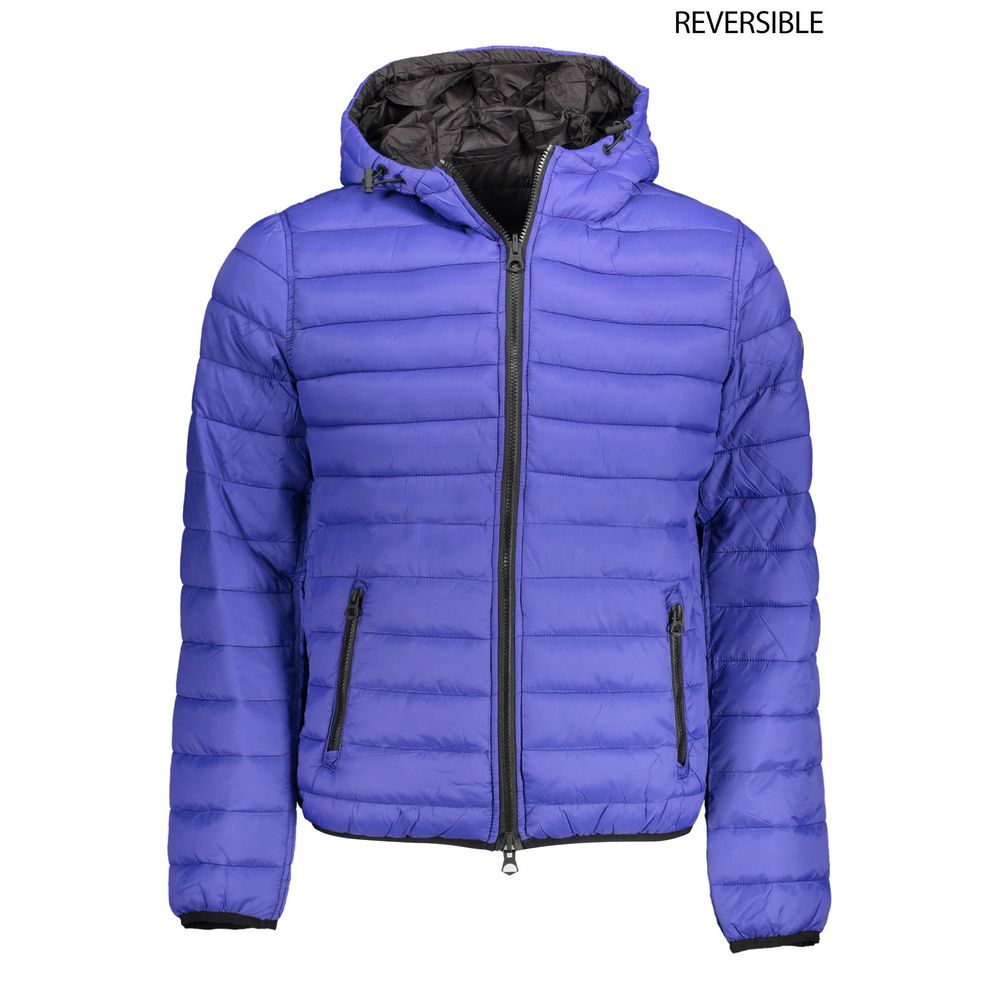 Jacket by U.S. POLO ASSN. for men in nylon black & blue showcases a enveloping silhouette, artfully detailed with a enveloping and premium pockets for a truly enveloping finish.