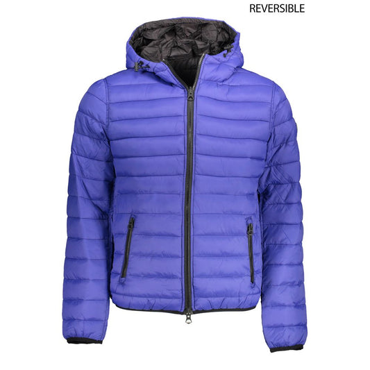 Jacket by U.S. POLO ASSN. for men in nylon black & blue showcases a enveloping silhouette, artfully detailed with a enveloping and premium pockets for a truly enveloping finish.