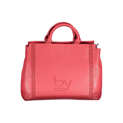 Shopper Convertible Handbag by BYBLOS for women in polyethylene faux leather red features a exquisite silhouette with a secure , ample built-in-compartments, document-holder & internal-pockets, and versatile shoulder-strap, adjustable-strap & handle for a exquisite look.