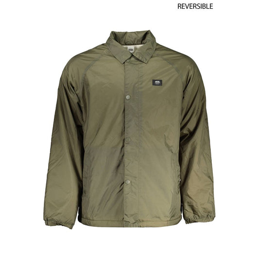 This Jacket by Vans for men in nylon green & white showcases a magnificent silhouette, meticulously crafted with a distinctive and functional water-resistant & pockets for a magnificent finish.