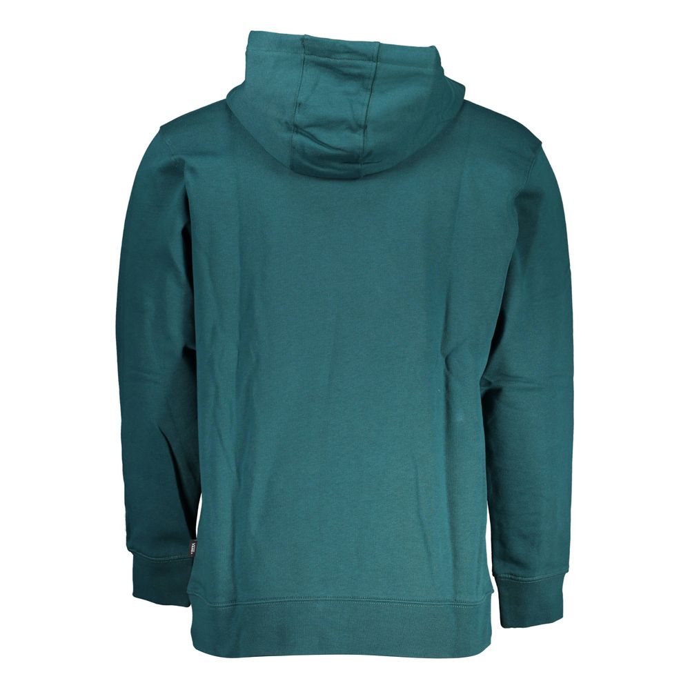 Hooded Sweatshirt Sweater by Vans for men in cotton green features an tactile silhouette, showcasing a sophisticated hooded neckline and tactile for a refined finish.