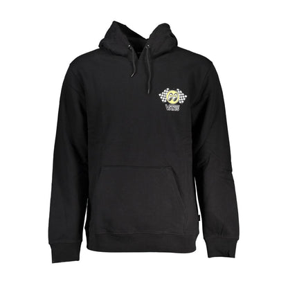 Hooded Sweatshirt Sweater by Vans for men in cotton black showcases a downtown chic silhouette, artfully finished with a downtown chic hooded neckline and for a sophisticated, high-end look.
