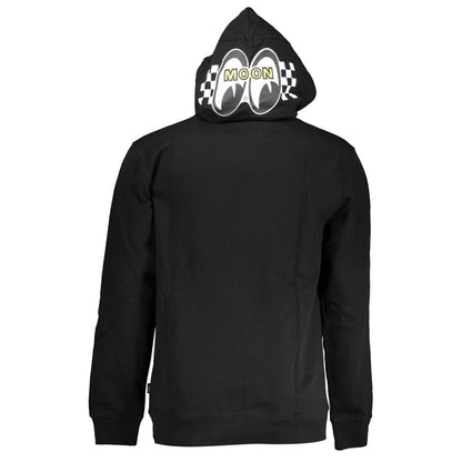 Hooded Sweatshirt Sweater by Vans for men in cotton black features an tactile silhouette, showcasing a sophisticated hooded neckline and tactile for a refined finish.
