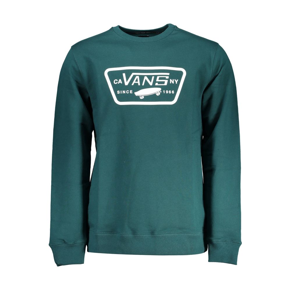 Sweatshirt Sweater by Vans for men in cotton green showcases an masterful silhouette, artfully detailed with a masterful round neckline and long-sleeve for a sophisticated, premium finish.