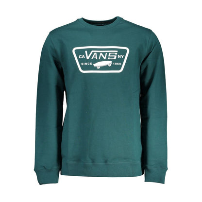 Sweatshirt Sweater by Vans for men in cotton green showcases an masterful silhouette, artfully detailed with a masterful round neckline and long-sleeve for a sophisticated, premium finish.