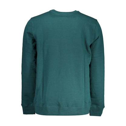 Sweatshirt Sweater by Vans for men in cotton green showcases a discreet silhouette, finished with a discreet round neckline and for a discreet look.