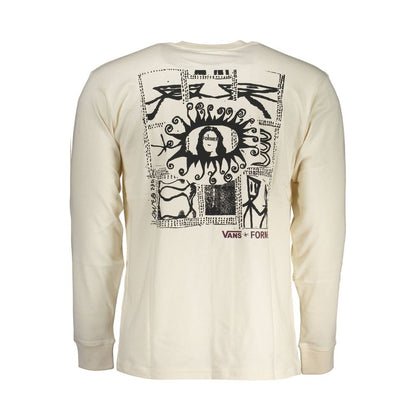 T-Shirt by Vans for men in cotton white showcases a dramatic silhouette, elegantly detailed with a dramatic and for a truly dramatic finish.