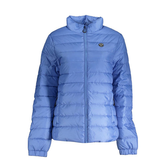 Jacket by North Sails for women in polyester blue features an utilitarian silhouette with a refined , showcasing sophisticated pockets & water-resistant for an utilitarian aesthetic.