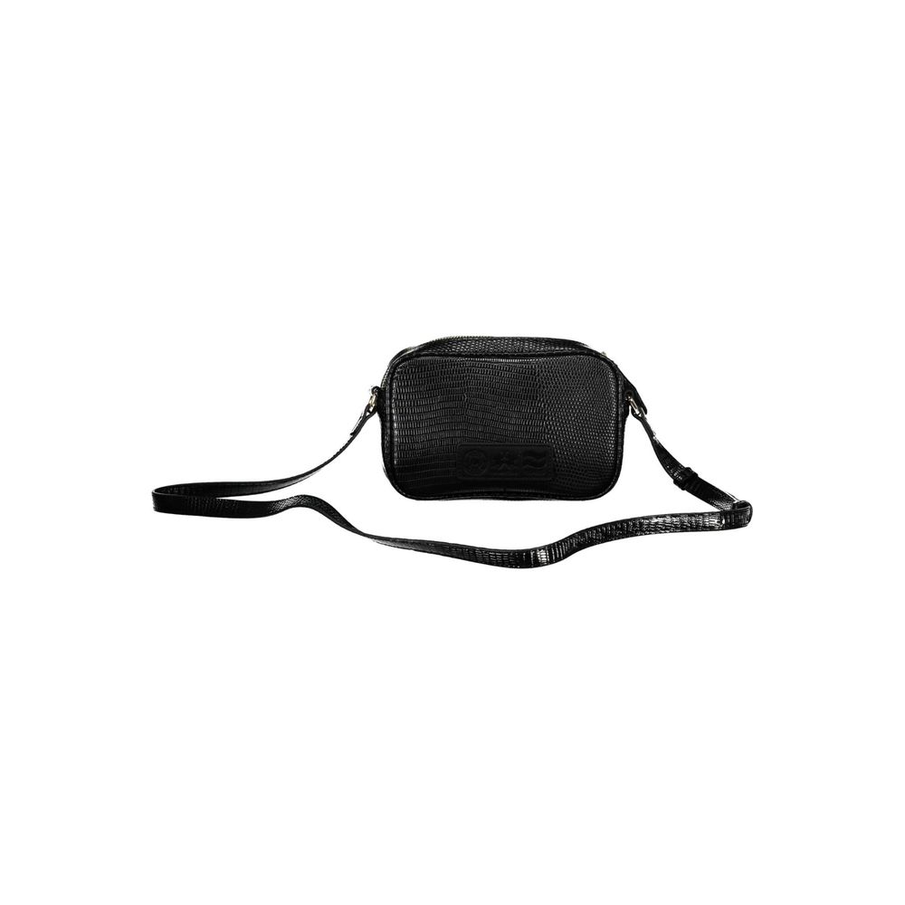 Shoulder Handbag by La Martina for women in polyethylene black presents a ornamental silhouette, showcasing a secure zipper, ample , and versatile shoulder-strap & adjustable-strap for a ornamental finish.