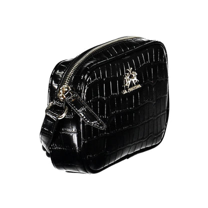 Shoulder Handbag by La Martina for women in polyethylene black features a exquisite silhouette, showcasing a secure zipper and exquisite with versatile shoulder-strap & adjustable-strap for a exquisite finish.
