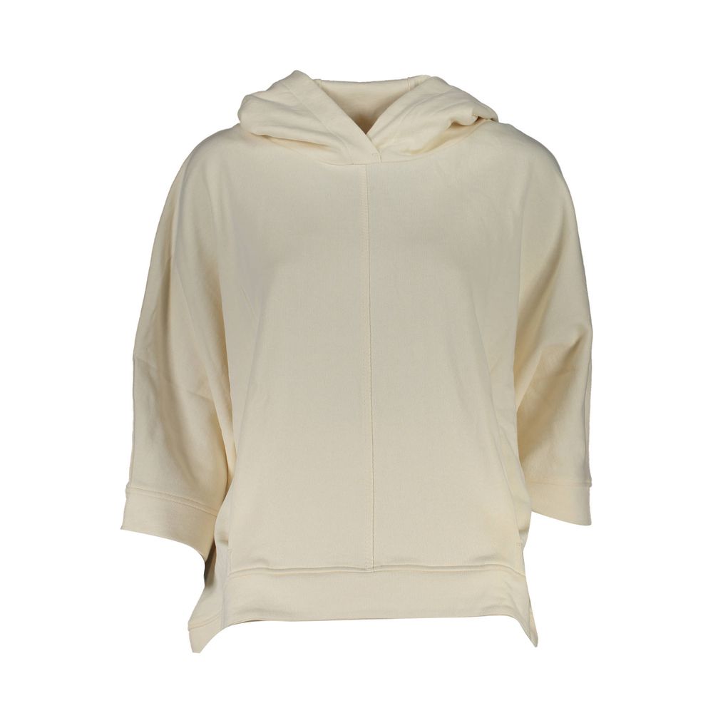 Hooded Sweatshirt Sweater by North Sails for women in cotton white showcases a discreet silhouette, finished with a discreet hooded neckline and three-quarter-sleeve for a discreet look.